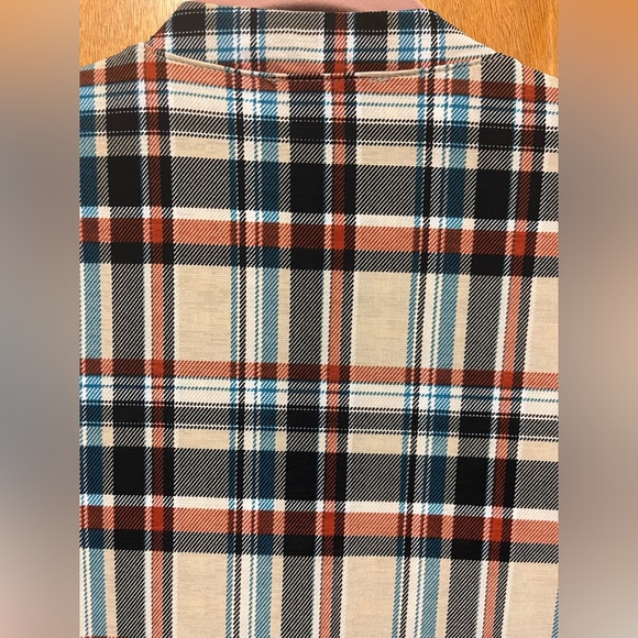 NWOT Beeson River Plaid Long Sleeve Dress - Picture 5 of 5